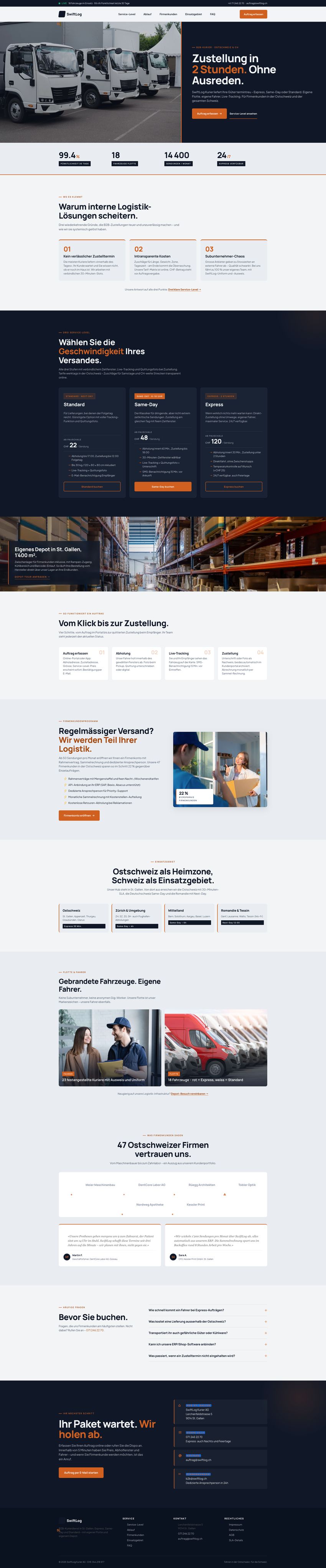 Designbeispiel Kurier
